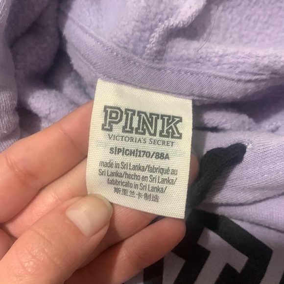 PINK purple hoodie - Picture 3 of 4